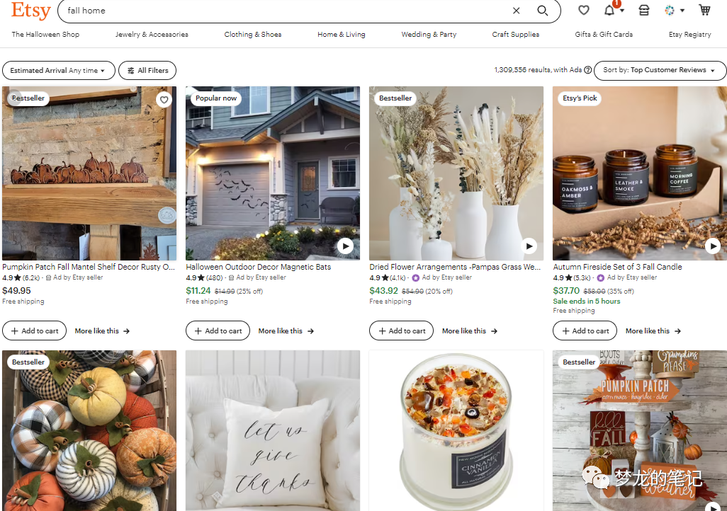 Etsy平臺正在爆單的產品2023.08