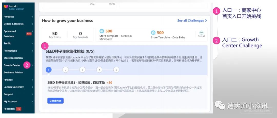 Lazada新商家孵化營！90天如何獲取SEED計劃賣家資源？單站點突破1千5百美金單月？
