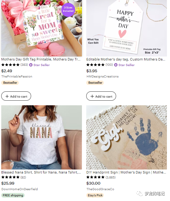 Etsy 5月份爆單的產品 2023.05