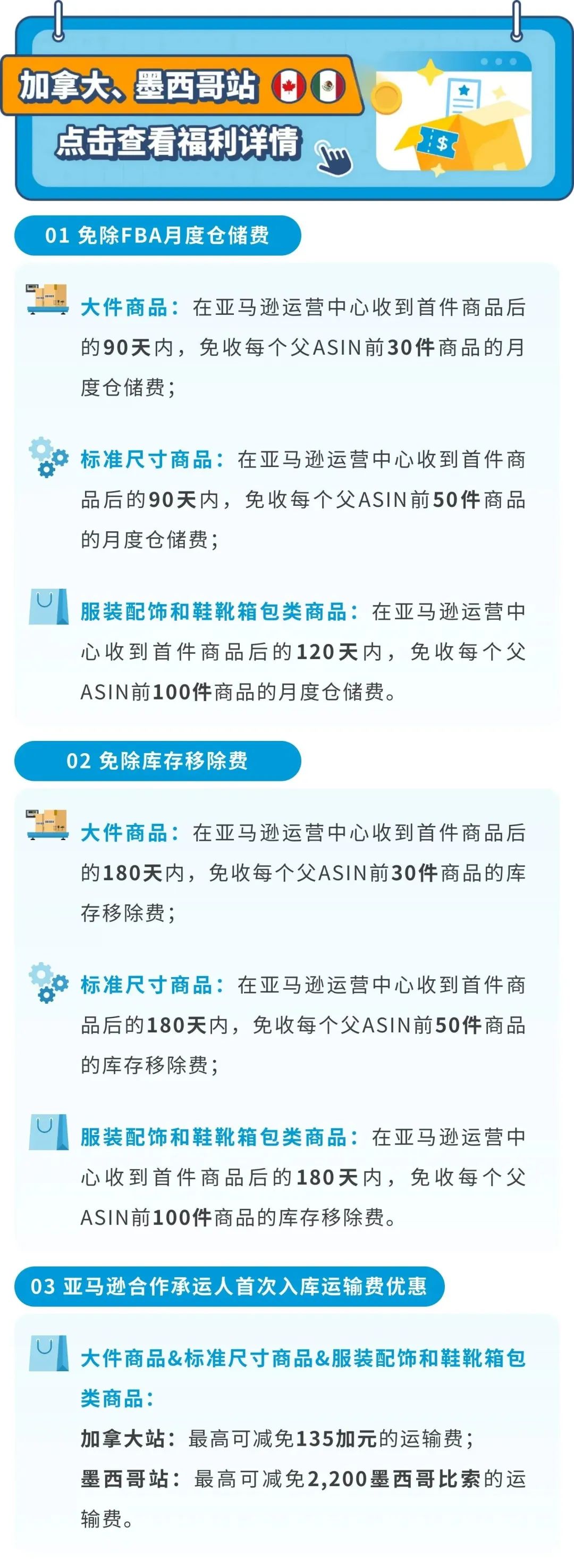 2023亞馬遜物流新品入倉優惠計劃升級，最高平均10%銷售額返還，最低0元測新款！